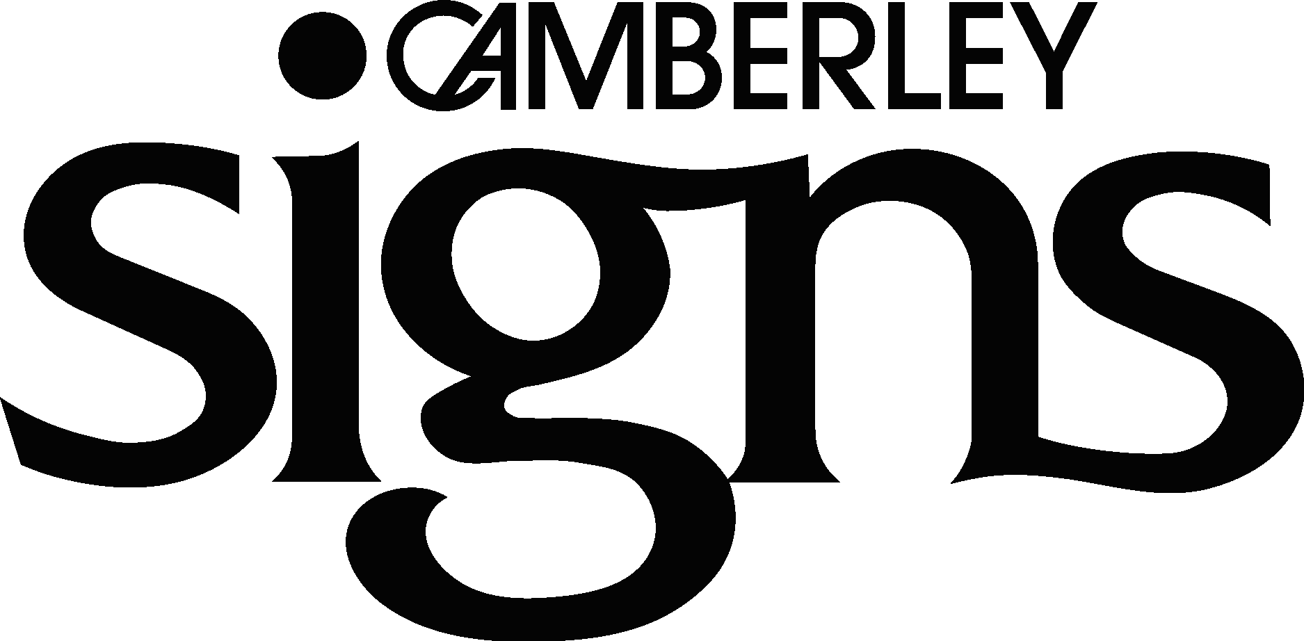 Camberley Sign Company Limited BLACK Logo Vector Logo